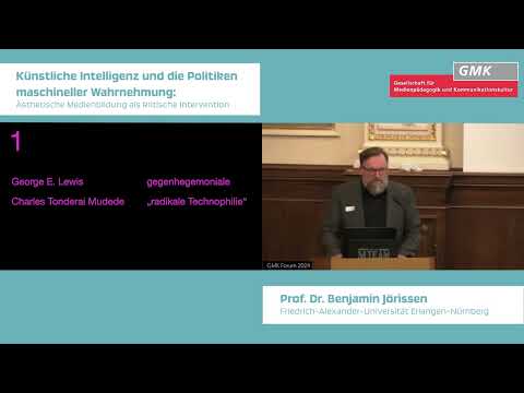 Impuls 1: Künstliche Intelligenz und die Politiken maschineller Wahrnehmung (Prof. Dr. B. Jörissen)