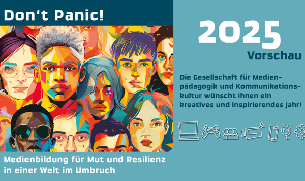 Forum-Keyvisual 2025: Grafik mit Köpfen unterschiedlicher Menschen